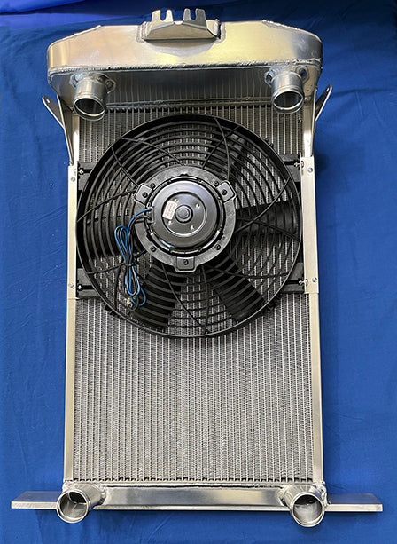 FORD  37-39 STREET AND STRIP RADIATOR powered by FLATHEAD MOTOR (#127)